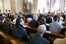 Feier der 1. Heiligen Kommunion in Sankt Crescentius (Foto: Karl-Franz Thiede)